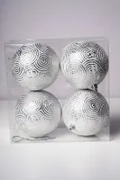 3" CREAM SILVER BALL