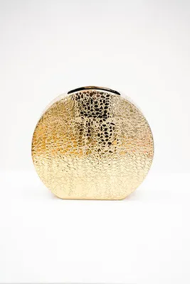 11" Vase Titanium Gold