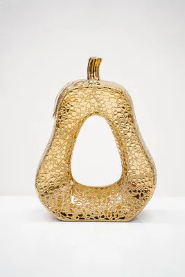 8"  Titanium Gold Pear