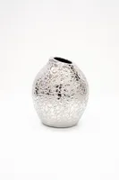 6" Vase Titanium Silver