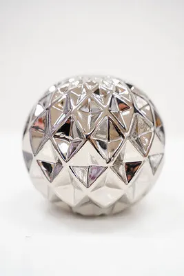 6" Titanium Silver Ball