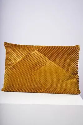 23" x 16" Shopia Cushion Gold Brown
