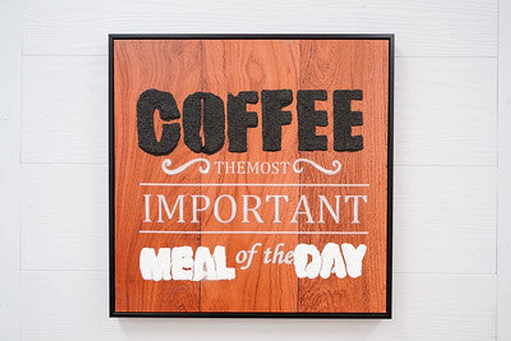 20" x 20" Coffe Wall Decor