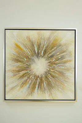 35" x 35" Explosion Burst Wall Decor