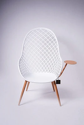 Fiorella High Chair  W/Table- White
