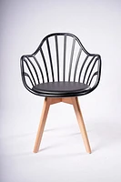 CHARLOTTE CHAIR  BLACK