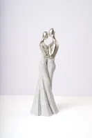 16" Silver Couple