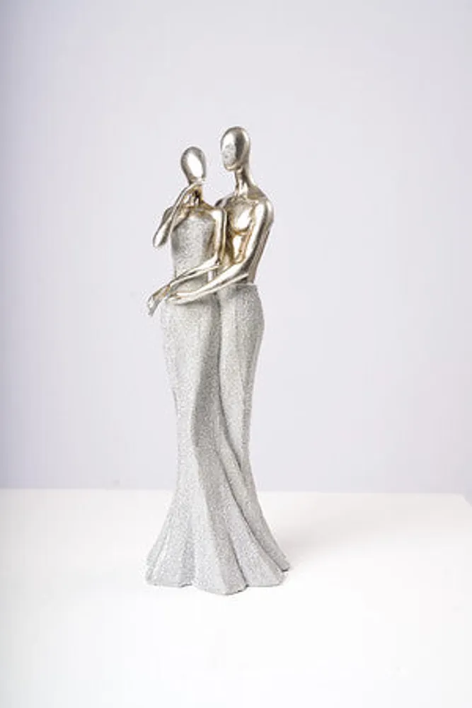 17" SILVER COUPLE