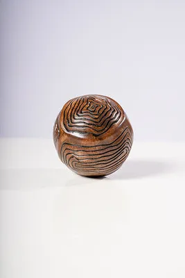 3" WOOD COLOR BALL