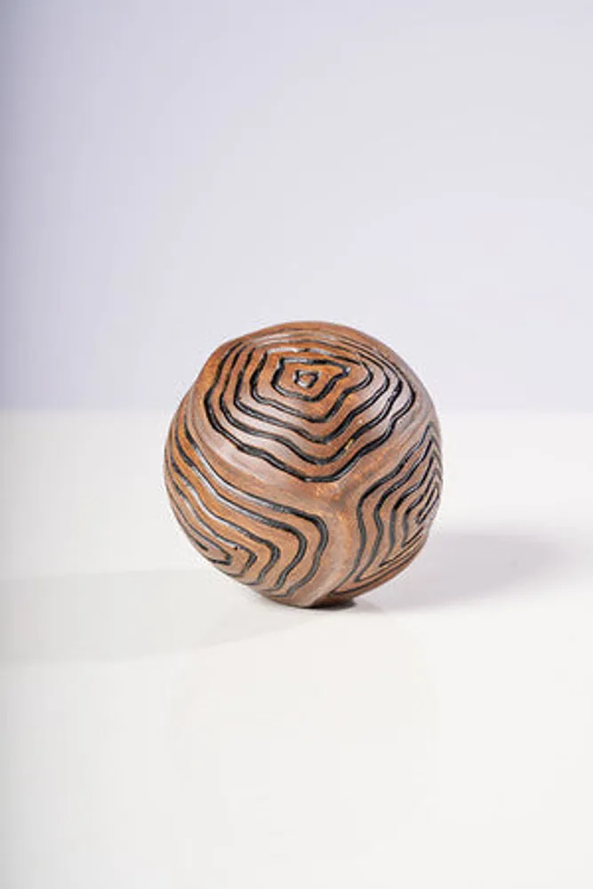 4" WOOD COLOR BALL