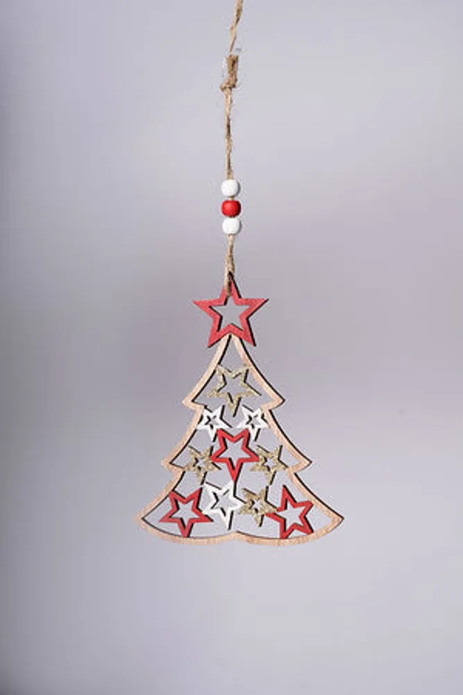 6" CHRISTMAS HANGING TREE SMALL