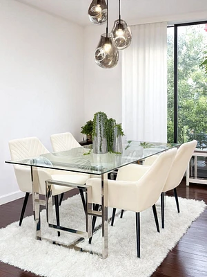 Combo 71" Dinning Table W/4  Miky Chair