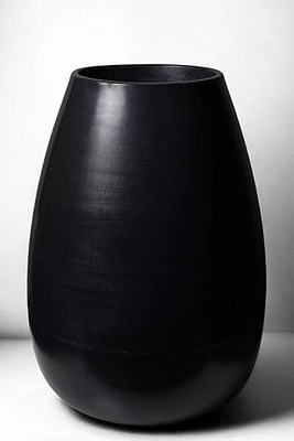 33" VASE OCA - BLACK