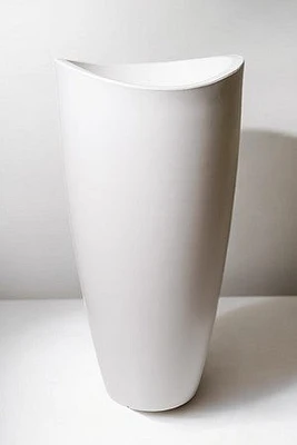 36" PLANTER COPACABANA - WHITE