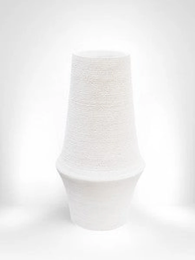 28" PLANTER MATTE WHITE