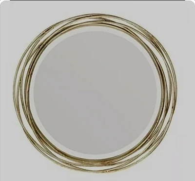 Gold Circles Mirror - Metalle Collection