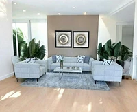 Sofa Set Daniela- Lt. Grey