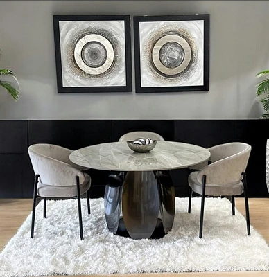 51" CHIARA ROUND DINING TABLE