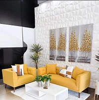 Bianca 3pcs Set (Sofa + 2 Armchair)- Dijon Yellow