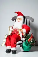 21" Santa W/Rocking Chair W/Lights