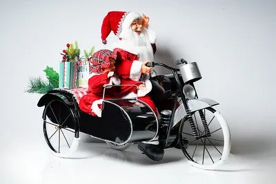 32" Mr. & Mrs. Santa Driving