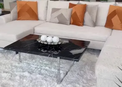 43" COFFEE TABLE MARBLE