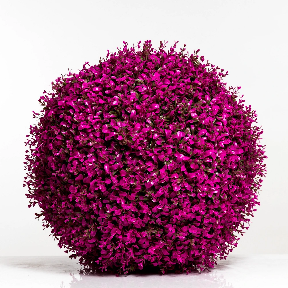 20" Rose Red Teagrass Ball - Teagrass Collection