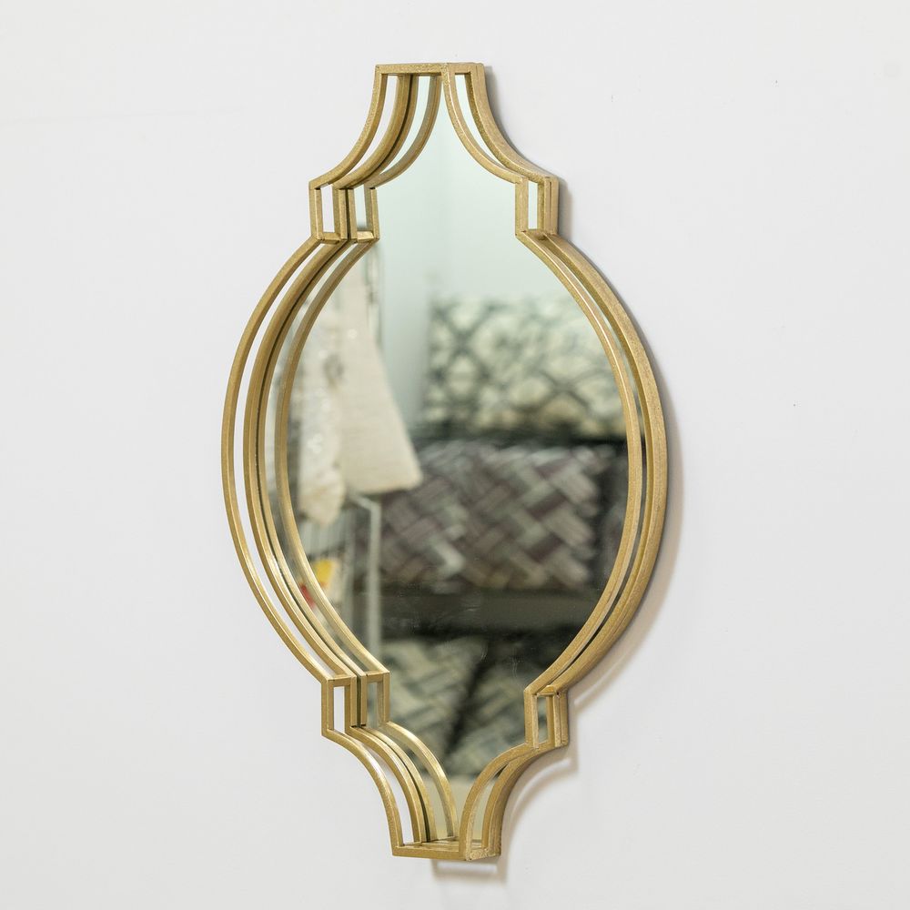 Gold Elegant Mirror - Metalle Collection