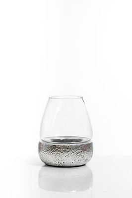 9" Round Candleholder- Metalle Collection