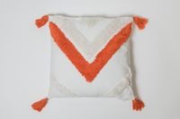 Triangle Orange Pillow - Brodé Collection