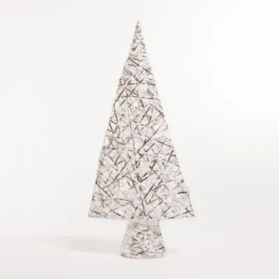 24" Silver Tree w/Light - Boho Chic Collection