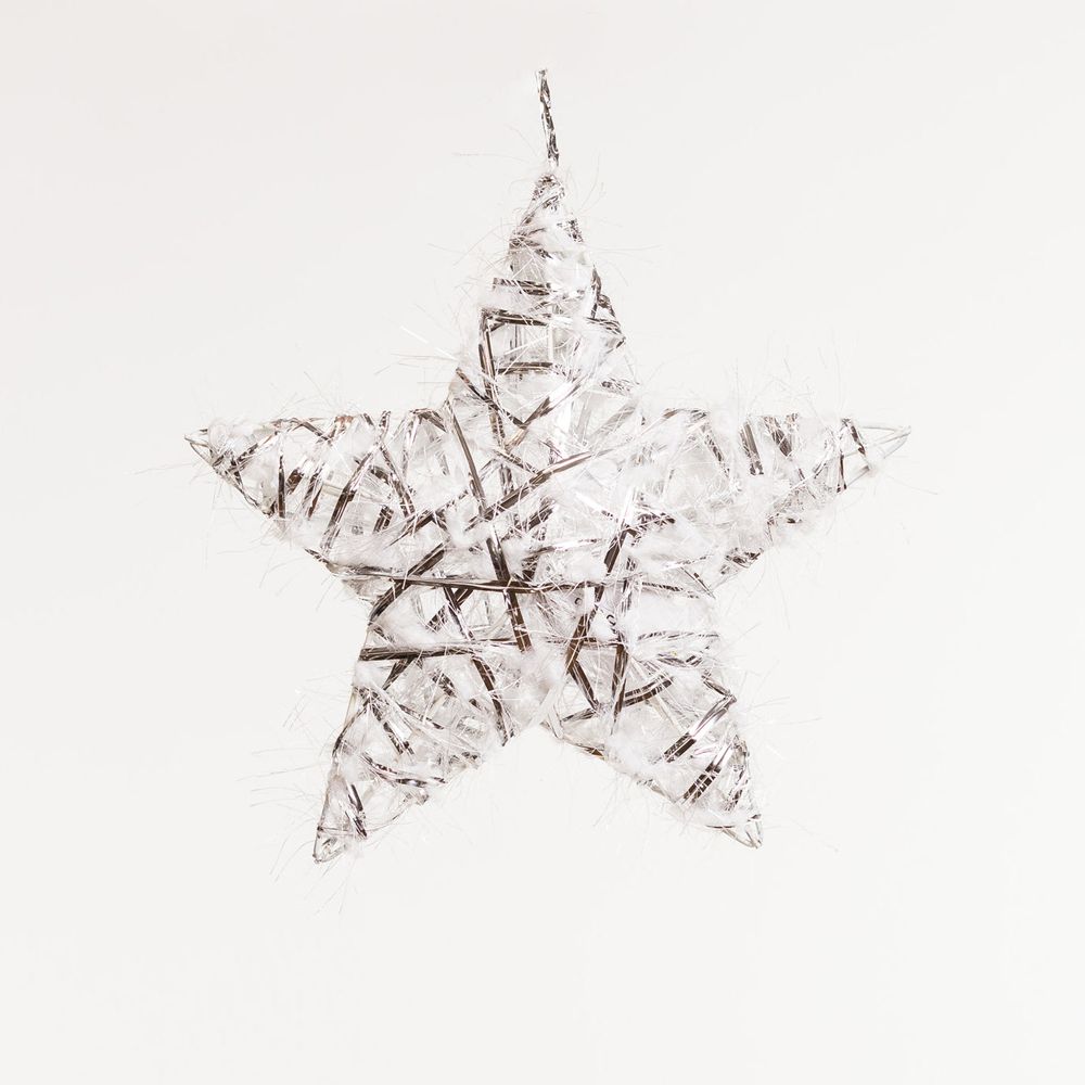 3D Silver Star 8" - Boho Chic Collection