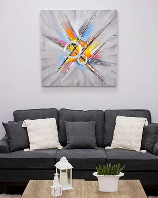 39" Quadrado Explosion 3D Canvas
