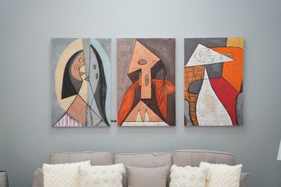 36"x72" Modern I Canvas 3 Set