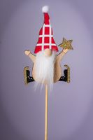 5" Santa on Stick