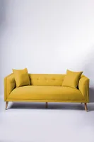 Bianca 3 Seat Sofa- Dijon Yellow