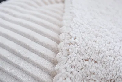 FLANNEL THROW CREAM