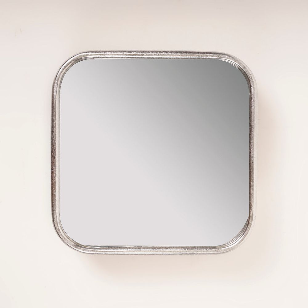 Silver Squircle Mirror - Metalle Collection