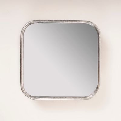 Silver Squircle Mirror - Metalle Collection