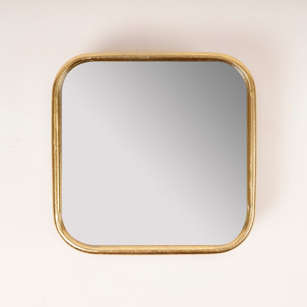 Gold Squircle Mirror - Metalle Collection