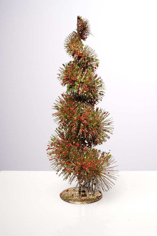 22" Spiral Tree w/Berries