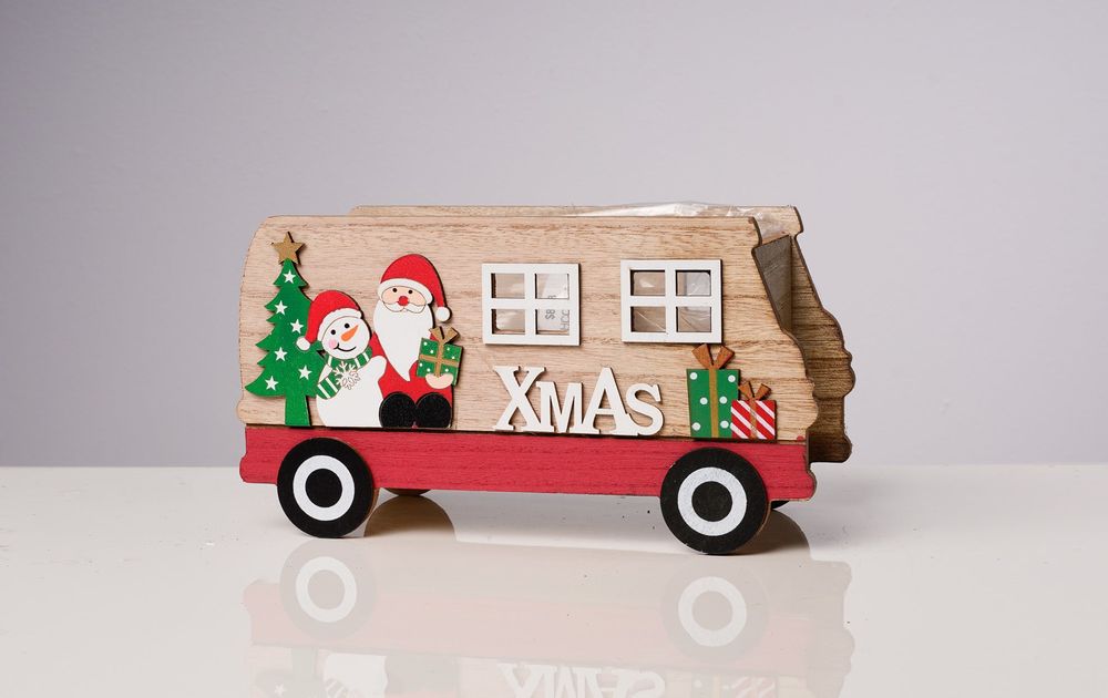 10" Bus With Santa