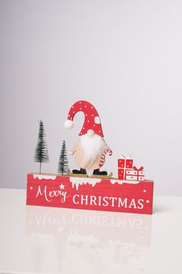 8" Santa With Christmas Letter