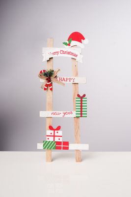 18" Santa Hat on Ladder