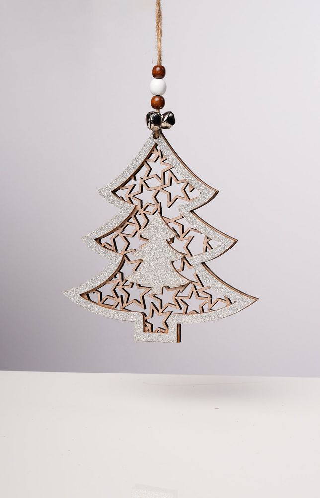 6" XMAS Tree Silver