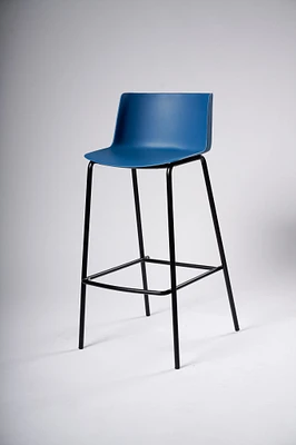 Emma Bar Stool Chair- Blue
