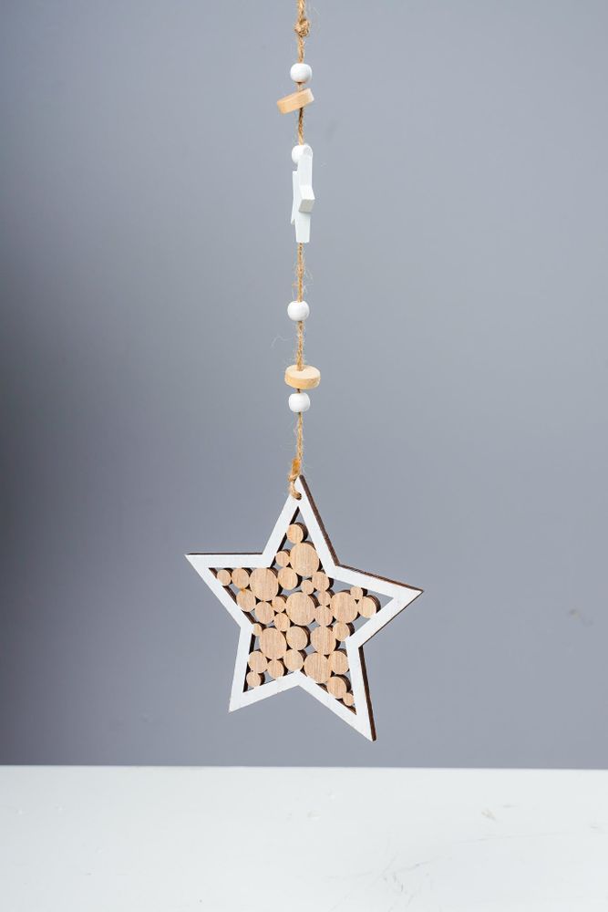 12" Wooden Christmas Star