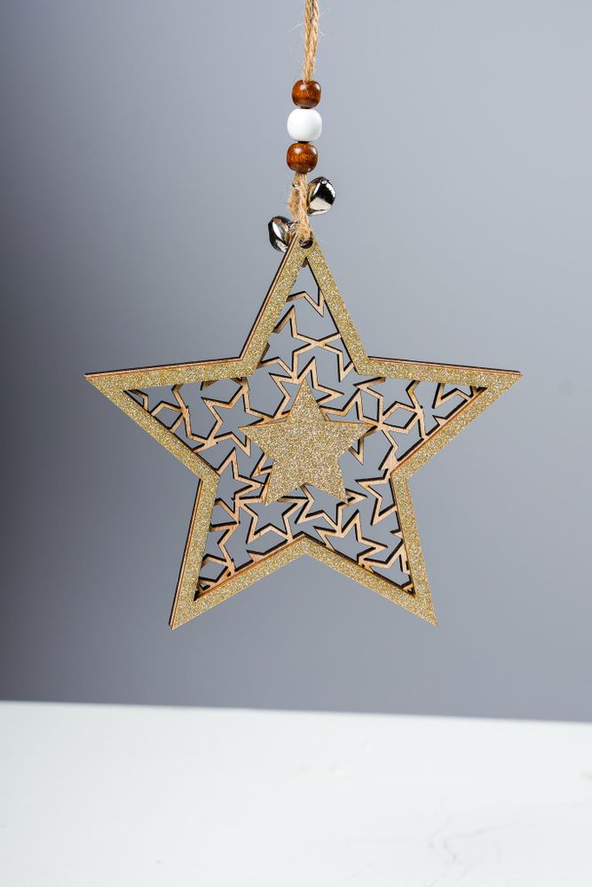 6" Star Gold