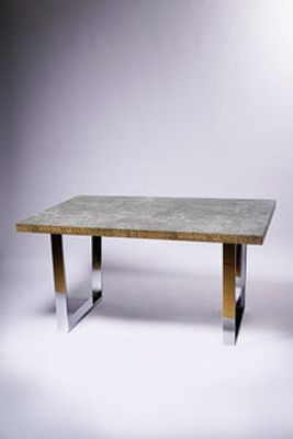63" Molly Dining Table Cement