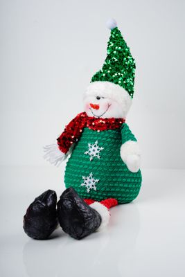 26" Sitting Snowman